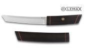 Нож Танто изготовлен из высококачественной стали
 95Х18, чёрный граб