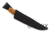 Нож Игла (сталь ATS-34, рукоять стабилизированная карельская берёза)