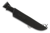 Нож Засапожный (95Х18, береста, чёрный граб)