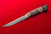 Нож финский (клинок из высококачественной булатной стали, наборная рукоять)