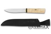 Yakut knife (X12MF, Karelian birch)
