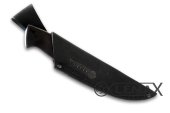 Нож Засапожный малый (сталь 95Х18, береста, рукоять чёрный граб)