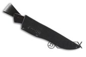 Нож Турист - 2 (95Х18, береста, чёрный граб)