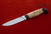 Нож  скандинавский 2  изготовлен из высококачественной стали 95Х18, береста, чёрный граб
