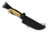 Нож Узбекский (сталь дамаск, рукоять карельская берёза)