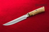 Нож Тайга из Х12МФ, карельская берёза.