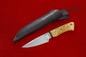 Нож Игла 2 (сталь Х12МФ, рукоять карельская берёза)