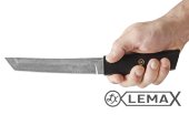 Tanto knife (Damascus, black hornbeam)
