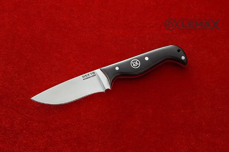 Sparrow knife (all-Metal, 95X18, black hornbeam)