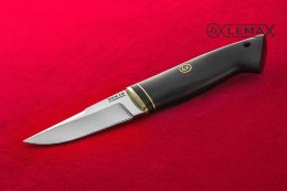 Small Zasapozhny knife (95X18, black hornbeam)