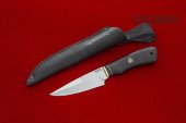 Нож Игла 2  из 95Х18, чёрный граб - это надежный и удобный нож, предназначенный для разных задач