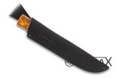 Нож Якутский (сталь ATS-34, рукоять стабилизированная карельская берёза)