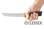 Нож Танто (ATS-34, рукоять изготовлена из стабилизированной карельской берёзы)