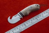 Нож Малыш из 95Х18, черный граб - это качественный и надежный нож для различных видов активностей на природе