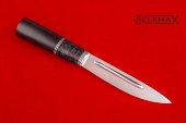 Нож якутский (сталь 110Х18МШД, акрил, рукоять чёрный граб). Это нож, который создан не только для работы, но и для красоты и удовольствия в использовании