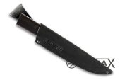 Нож якутский (сталь 110Х18МШД, акрил, рукоять чёрный граб)