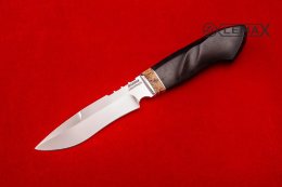 Нож Сибирь- П (110Х18МШД, чёрный граб)