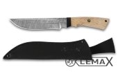 Нож Тайга (дамаск, карельская берёза)