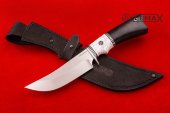 Нож Восточный (сталь 110Х18МШД, акрил, рукоять чёрный граб)