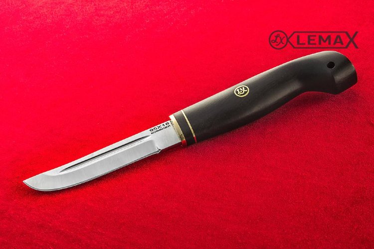 Fischer Messer (95X18, schwarze Hainbuche)