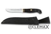 Нож Рыбак изготовлен из высококачественной стали  95Х18, рукоять чёрный граб