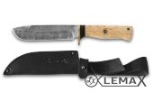 Нож Боец дамаск - это высококачественный нож с лезвием из многослойной стали, рукоять карельская берёза.