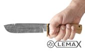 Нож Боец дамаск - это высококачественный нож с лезвием из многослойной стали, рукоять дерево карельская берёза.
