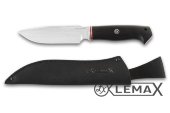 Нож Хищник это высококачественный нож, изготовленный из прочной и устойчивой к износу стали NIOLOX, рукоять дерево чёрный граб