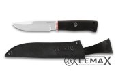 Нож Турист - это высококачественный нож, изготовленный из прочной и устойчивой к износу стали NIOLOX, рукоять чёрный граб