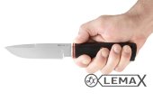 Нож Турист - это высококачественный нож, изготовленный из прочной и устойчивой к износу стали NIOLOX, чёрный граб