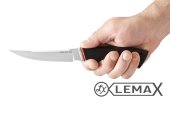 Нож Рыбак - 2 - это высококачественный нож, изготовленный из прочной и устойчивой к износу стали NIOLOX, чёрный граб