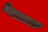 Нож ""Скандинавский"- 2 М" (сталь М 398 , мамонт, нейзильбер, стабилизированная карельская береза, мозаичный пин)