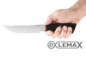 Нож Тайга - это высококачественный нож, изготовленный из прочной и устойчивой к износу стали NIOLOX, чёрный граб