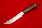 Нож Тайга изготовлен из высококачественной стали D2, микарта, цельнометаллический.