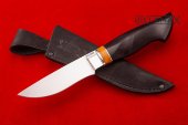 Нож Тундра (сталь 110Х18МШД, рукоять чёрный граб)