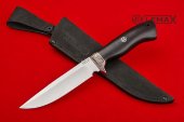 Knife Forester (95x18 forged, cast Nickel silver, black hornbeam)