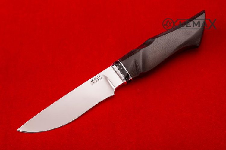 Нож Тундра - 2 (110Х18МШД, акрил, чёрный граб)