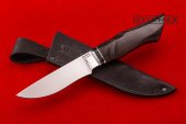 Нож Тундра - 2 (сталь 110Х18МШД, рукоять акрил, чёрный граб)