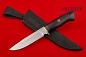 Knife Forester (95x18 forged, brass, black hornbeam)