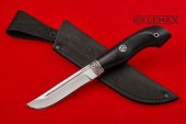 Rybak knife (95X18, cast Nickel silver, black hornbeam)