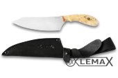 Medium Kitchen knife (X12MF, Karelian birch)