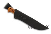 Нож Хищник (сталь ATS-34, рукоять стабилизированная карельская берёза)