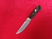 Нож "Скандинавский" (сталь клинка - нержавеющий ламинат:46Х13+AISI 304+Никель+ режущая кромка - К100; больстер - Нейзильбер, рукоять - стабилизированная карельская береза, мозаичный пин)
