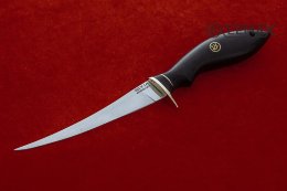 Нож Филейный (95Х18, чёрный граб)