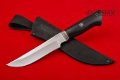 Нож Тайга сталь 95Х18, мельхиор, чёрный граб