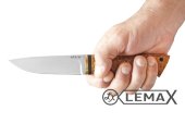 Нож Засапожный (ATS-34, стабилизированная карельская берёза)