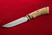 Нож Турист  2 изготовлен из высококачественной стали  Х12МФ, карельская берёза.