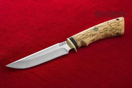 Нож Турист  2 из Х12МФ, карельская берёза.