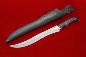 Нож Янычар 95Х18, рукоять чёрный граб