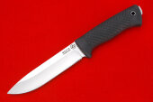 Нож Урал 2 KZ из  95Х18, резиновая рукоять. 